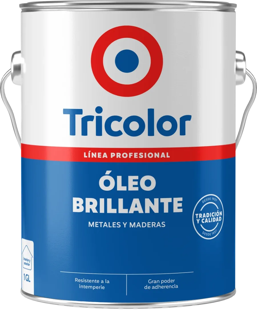 Envase de Óleo Brillante Tricolor