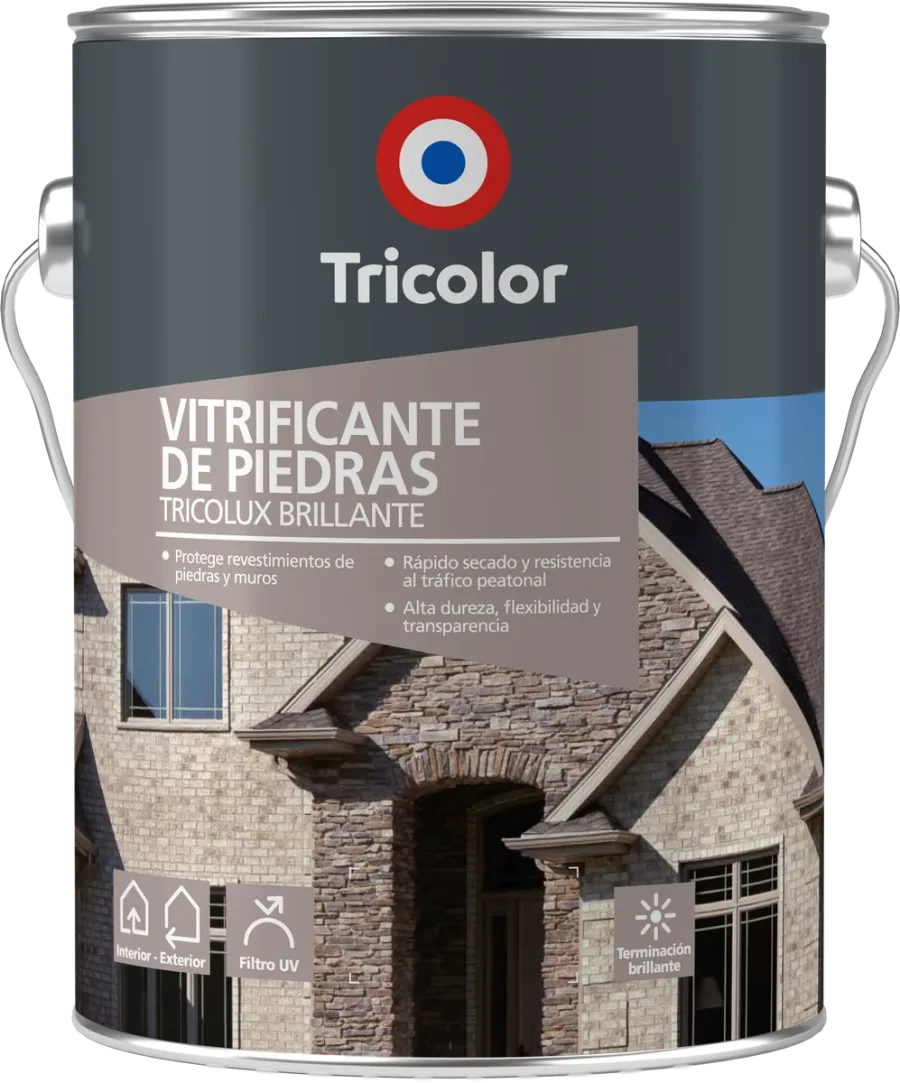 Envase de Vitrificante de Piedras Tricolux Tricolor